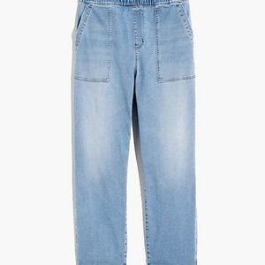 Madewell Pull-On Relaxed Jeans in Bellview Wash